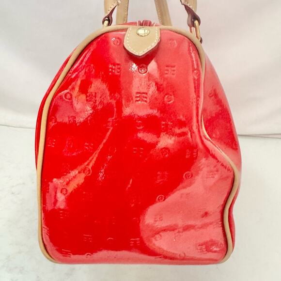 Red Arcadia Custom Pop Art Hand Painted Handbag Satchel Purse - Picture 5 of 8